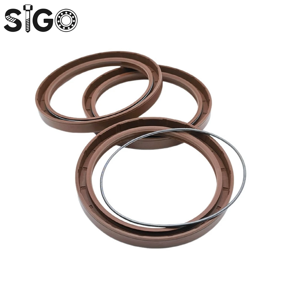 SIGO  1pc TC Skeleton Oil Seal Fluorine Sealing Ring Oil Proof 55x70x8/55x72x8/55x85x8-55x110x12 Radial Shaft Seal FKM  Gasket