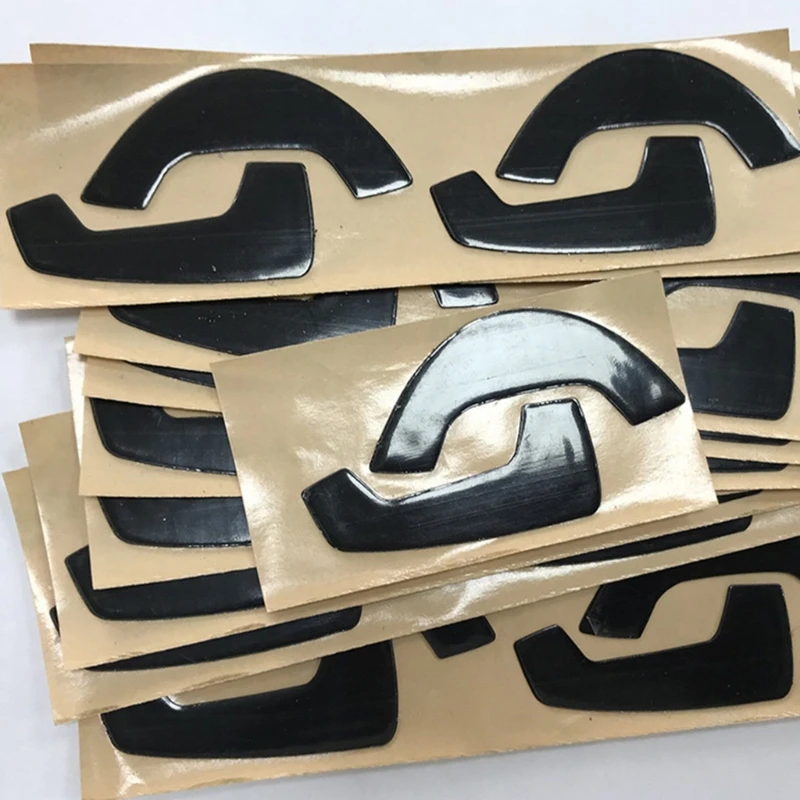 2 Set Replacement Mouse Skates Mouse Feet Stickers Pad Glides Curved Edges for Tyon Mouse