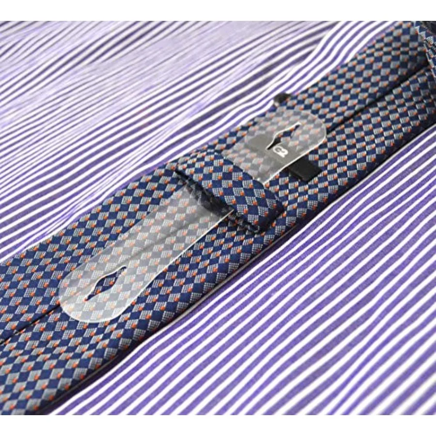 ربطة عنق غير مرئية يبقى حارسًا للارتداء الرسمي والملابس التجارية، بديل حصري آمن لربط المسامير أو قضبان التعادل مع عدم وجود