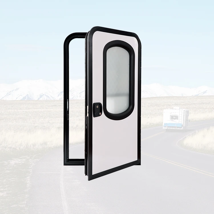 

Aluminum Alloy Material Motorhome Door Teardrop Trailer Door 620x950 mm Suitable for Trailer Camper Van