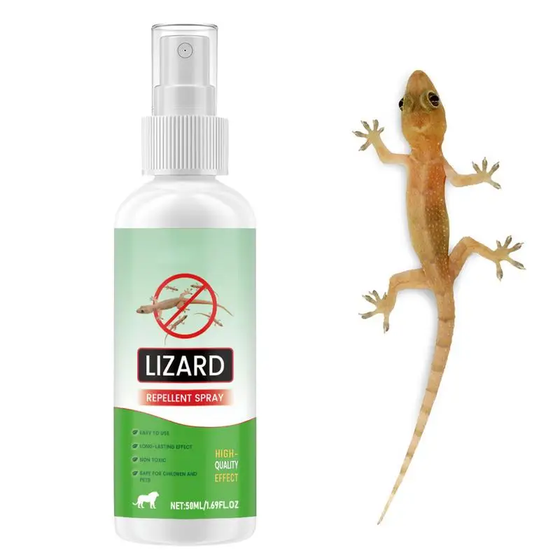 Lizard Repellents Spray Natural Lizard Repellents 50ml Lavender Oil Gecko Spray Powerful Pet Safe Reptile Deterrents Control