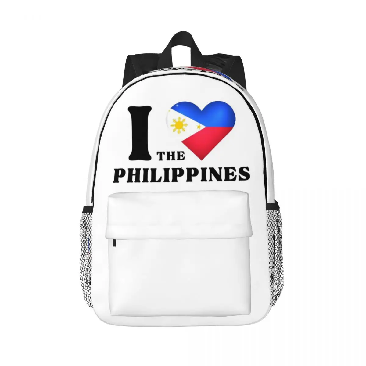 

Рюкзак с флагом Филиппинов I Heart, Лидер продаж, рюкзак большой емкости для мальчиков и девочек, сумка для книг, сумки на плечо для мужчин, женщин, детей, школьная сумка