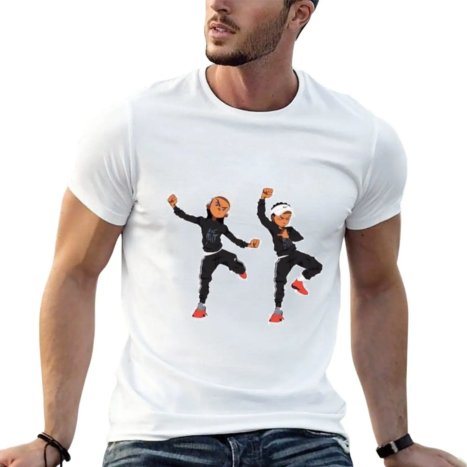 The boondocks T-Shirt boys t shirts graphics t shirt Blouse kawaii clothes mens clothes