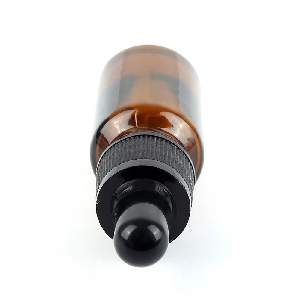 8Pcs Essential Oil Bottle Glass Small Perfume Dropper Container Travel Kit Women Portable Liquid Storage Bottles Brown view 3
