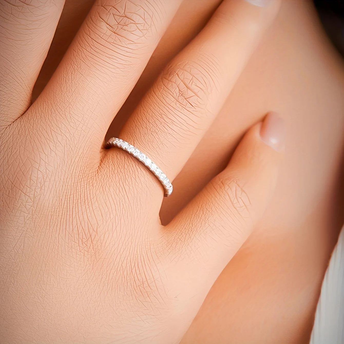 

Кольцо с полными бриллиантами, серебряное кольцо 925, кольца с муассанитом, обручальное кольцо, модные украшения