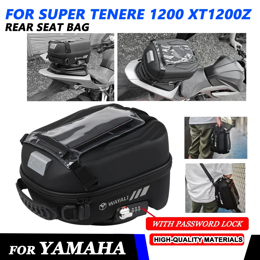 For YAMAHA Super Tenere 1200 XT1200Z XT1200ZE XT1200 XT 1200 ZE Accessories Rear Seat Bag Waterproof Tail Bag Storage  Trunk Bag