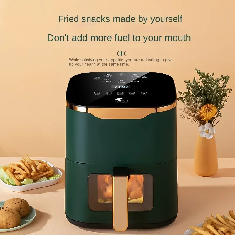 Household Intelligent Electric Fryer, Oil-free Multifunctional French Fries Oven, Household Appliances air fryer