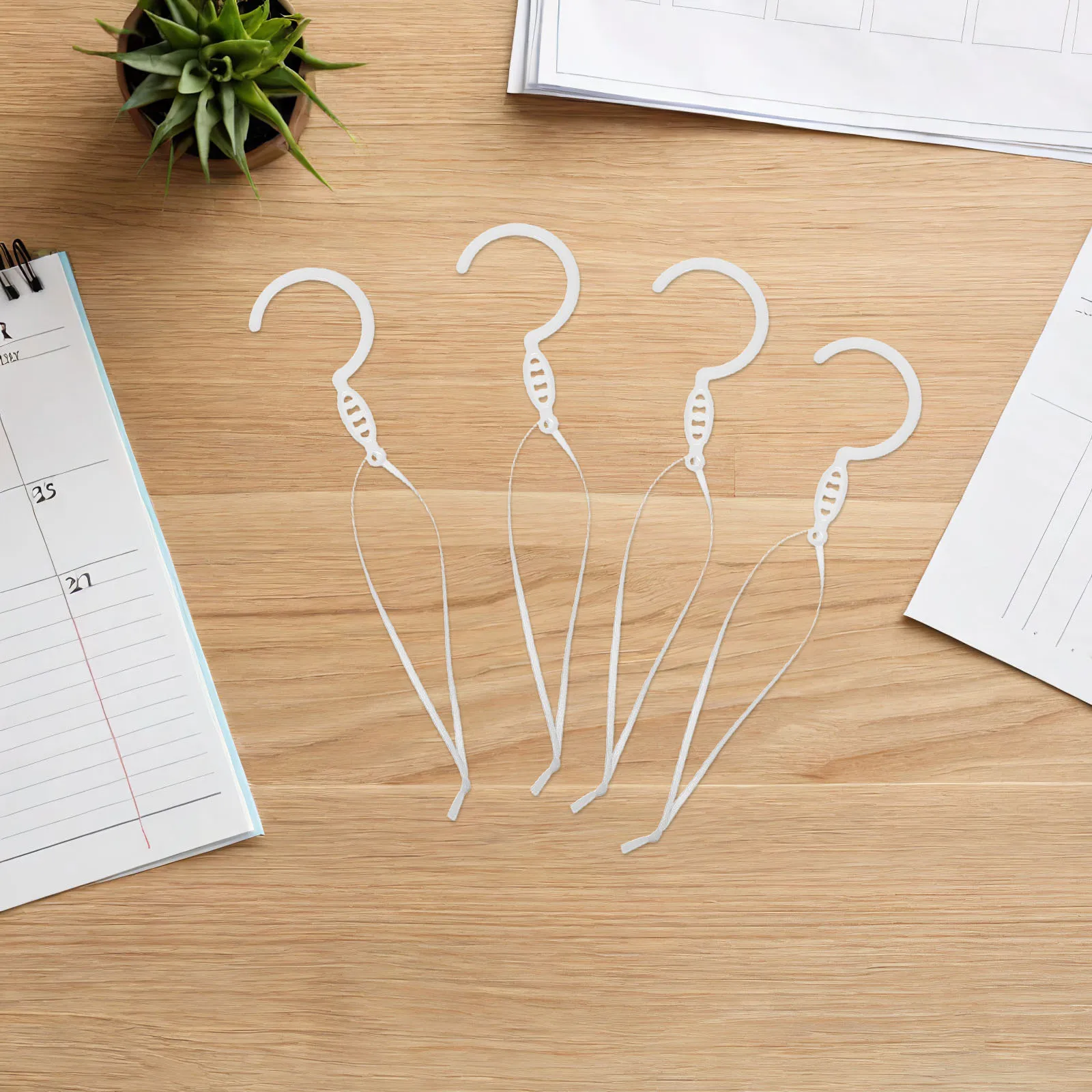 

50Pcs Mosquito Net Hooks Plastic White Universal Fit Curtain Clips Bed Canopy Baby Cradle Nursery Netting Holder