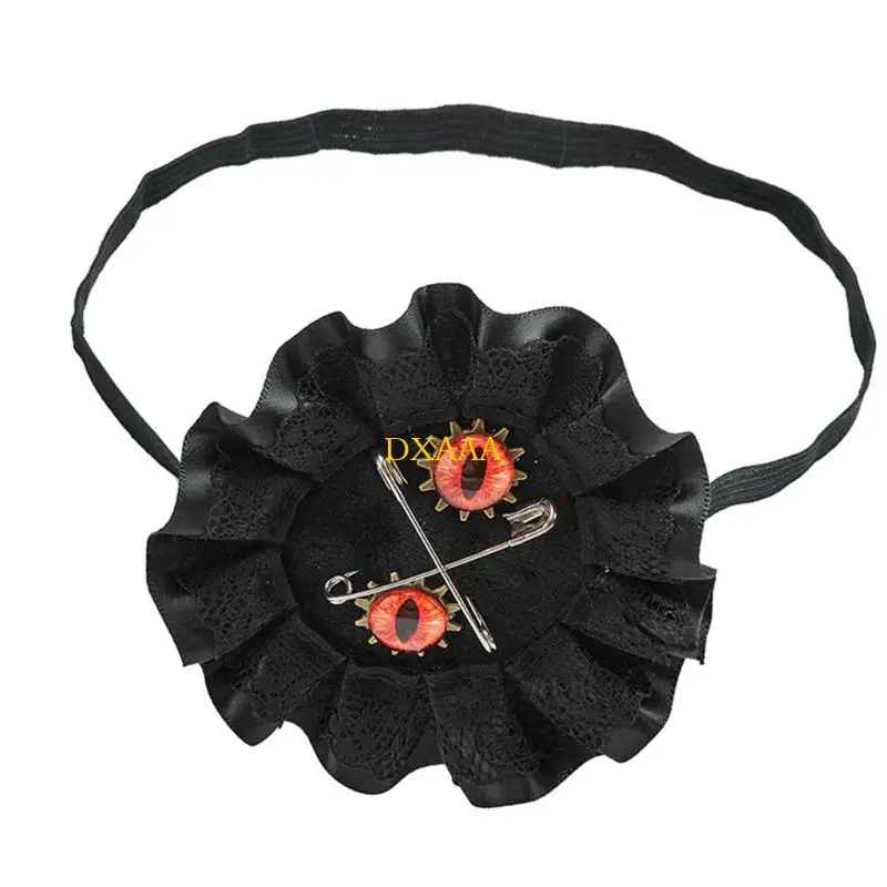 DXAA Medieval Knight Pirate Eye Patches Gothic Eyepatch Eye Mask Renaissances Medieval Pirate Costume for Halloween Cosplay