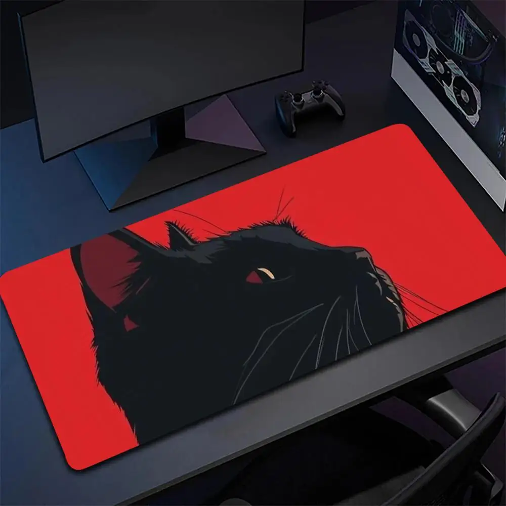 

Table mat for work desk XXL Mouse Mouse Cute mat XXL Mousemat 90x40 Large mouse mat Anime Cat mouse mat Pad