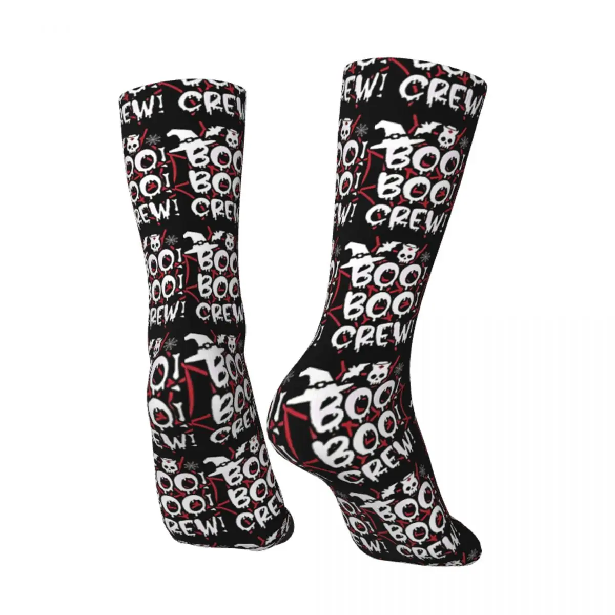 Crazy Sock for Men Boo Crew Nurse Hip Hop Harajuku Ghost of Disapproval Seamless Pattern Printed Boys Crew Sock Casual Gift