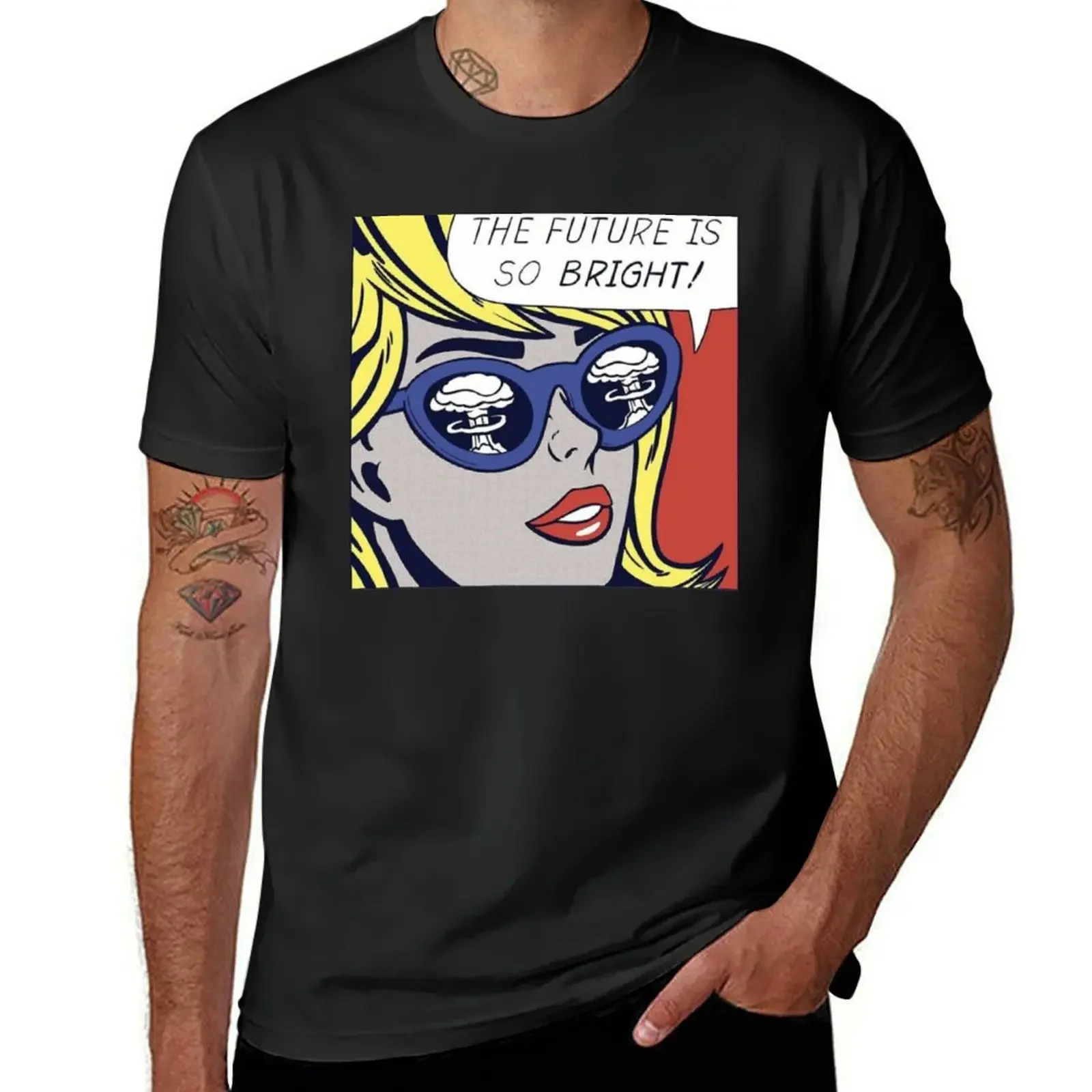 Roy Lichtenstein - Roy Lichtenstein the Future's so bright T-Shirt essential t shirt designer shirts outfits for men