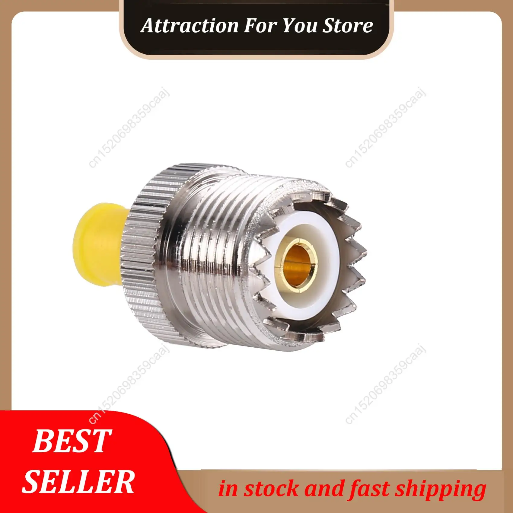 Hot Selling 10 PC SMA Female To UHF Female RF Coaxial Connector New Metal Adapter SO-239 SO239 To SMA
