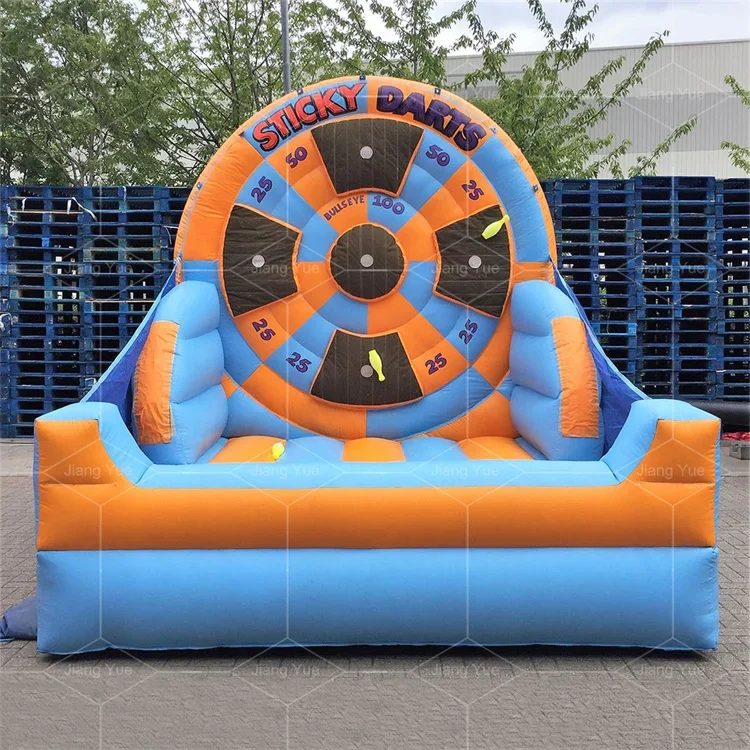 

Outdoor Kids and Adults Sport Giant Inflatable Football Dart Board Shooting Set Game