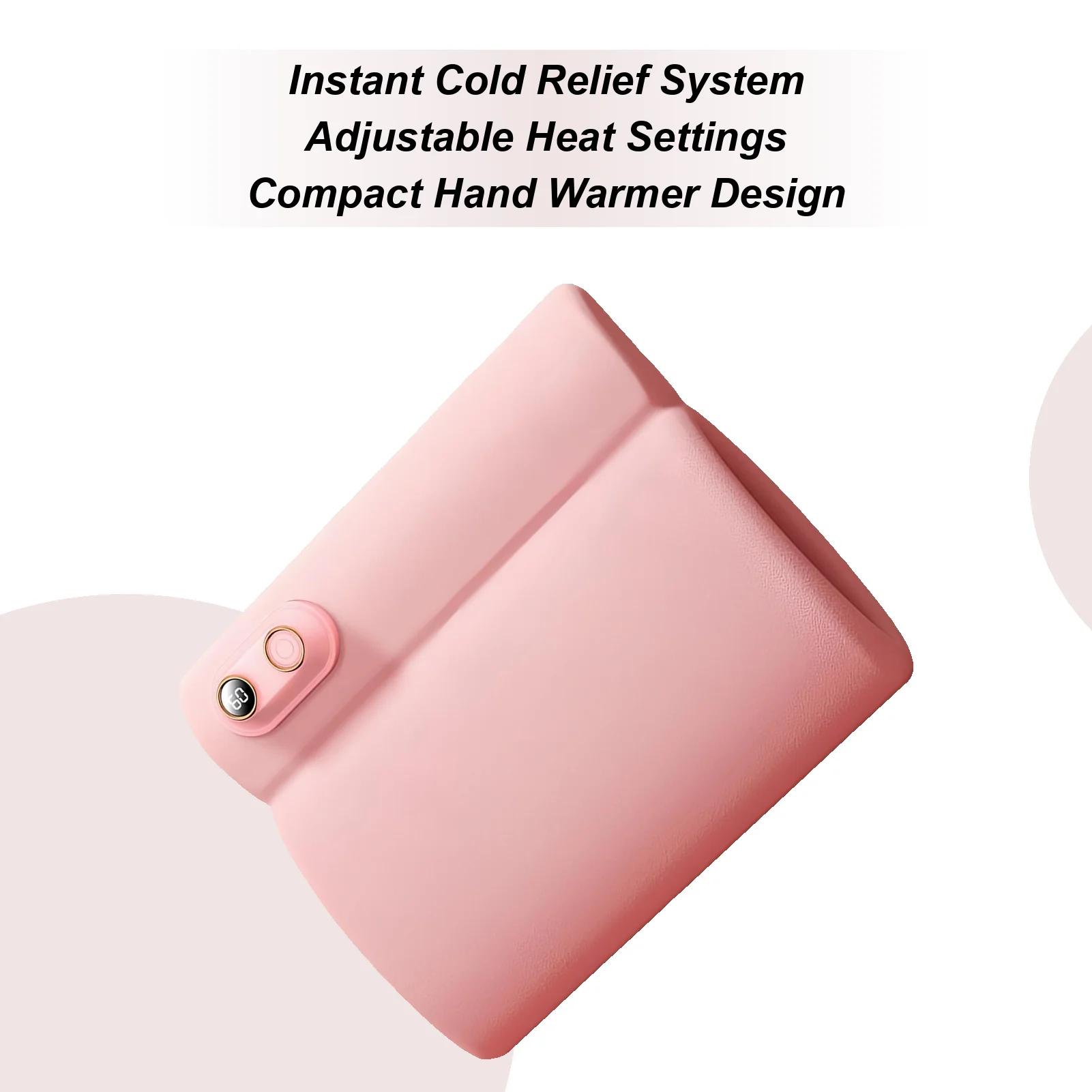 

Electronic Hand Warmers Rechargeable 3-Level Fast Heating Device Electronic Hand Warmer For Family Hiking Skiing Indoor Outdoor