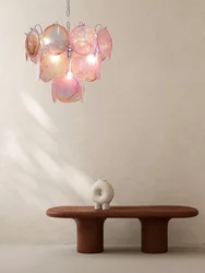 Nordic Vintage Glass Chandelier Luxury Home Decoration Led Lustres Dining Room Table Lamps for Hanging Lampara De Techo