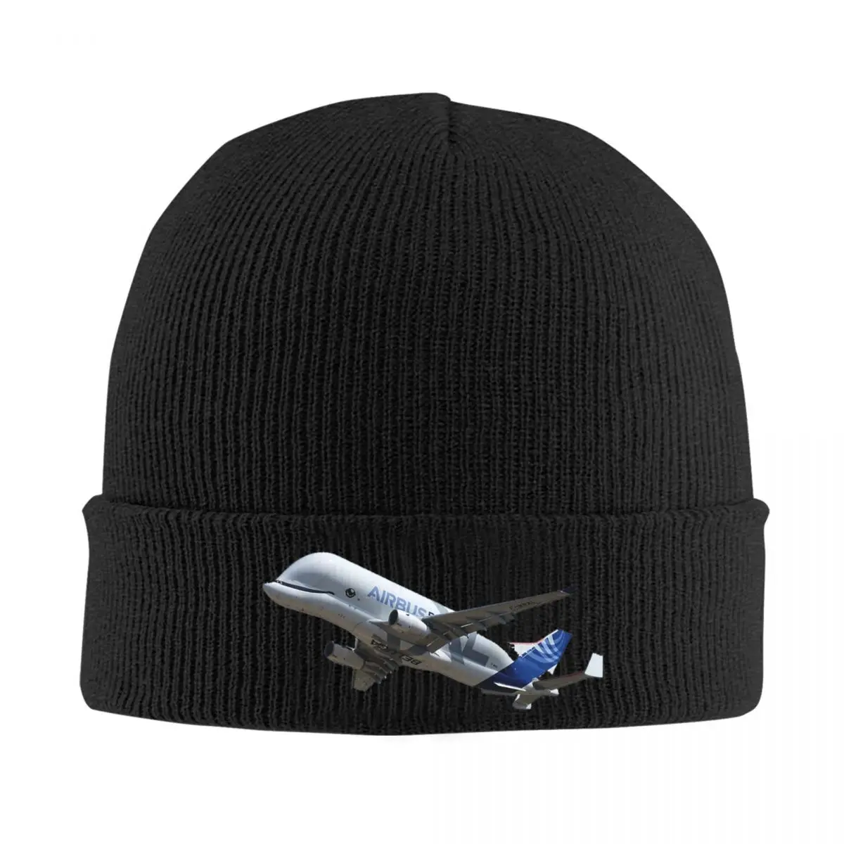 Airbus Beluga Warm Knitted Cap Hip Hop Bonnet Hat Autumn Winter Outdoor Beanies Hats for Unisex Adult