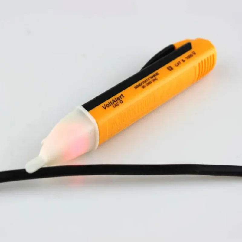 Non-contact Test Pencil 90-1000V AC Electroscope Indicator Tester Pen New Floureon 3 in 1 hidden Wire Detector Screwdriver