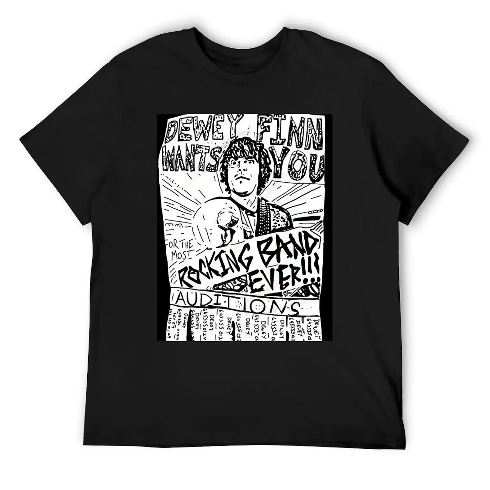 

Dewey Finn Wants You *Updated* T-Shirt anime clothes customs oversized graphic tee shirts men graphic