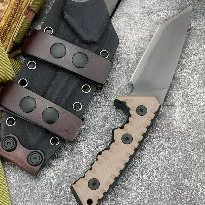 

High Quality Outdoor Survival Knife M27 Tactical Fixed Blade DC53 Blade Sharp Military Hunting Knife with Sheath edc multitool