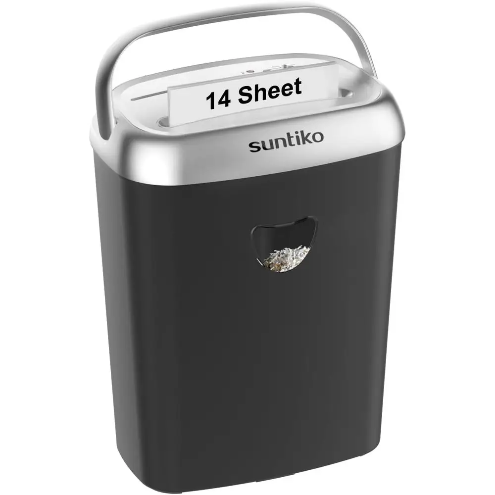 

High-Security Heavy-Duty 14-Sheet Paper Shredder for Home Office with 6.6 Gallon Bin, Jam Proof, ETL Certified