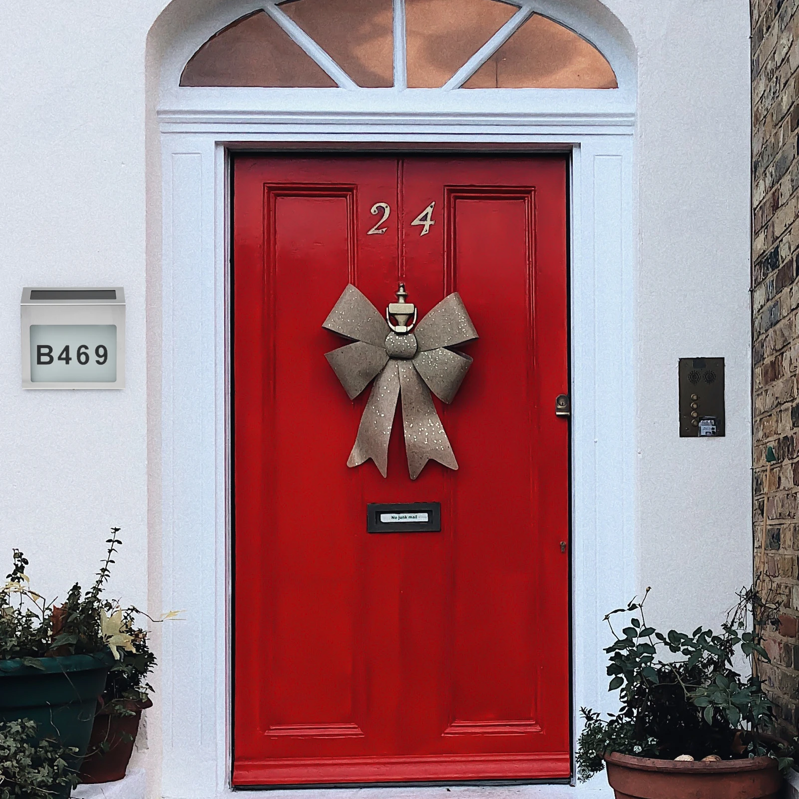 Solar Doorplate Light Waterproof LED Acrylic Address Numbers Number Solar Lamp Smart Saving Durable