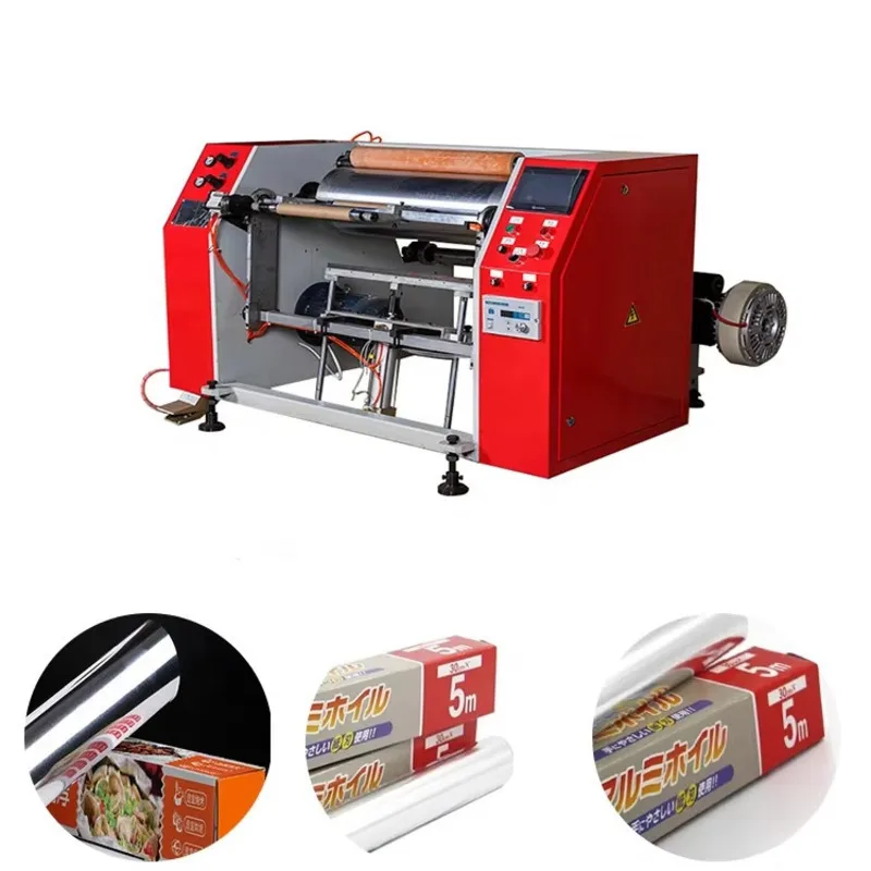 

PPD-AFCF450 Semi Automatic Aluminium Foil Cg Film Rewinder Hine