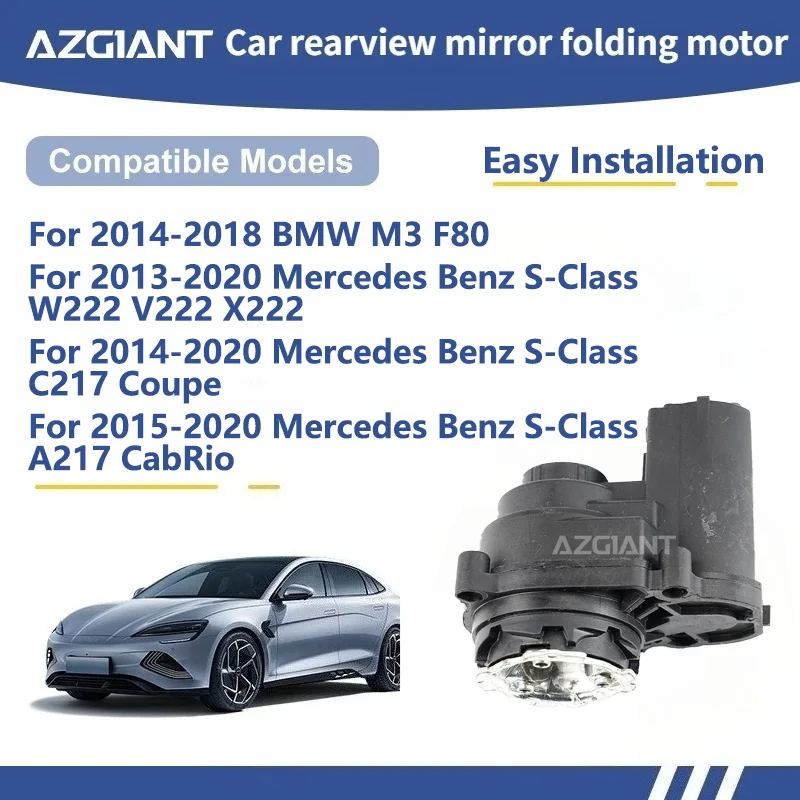 

AZGIANT For BMW M3 F80/Mercedes Benz S-Class W222 V222 X222/C217 Coupe/A217 CabRio Car Wing Mirror Authentic Folding Motor