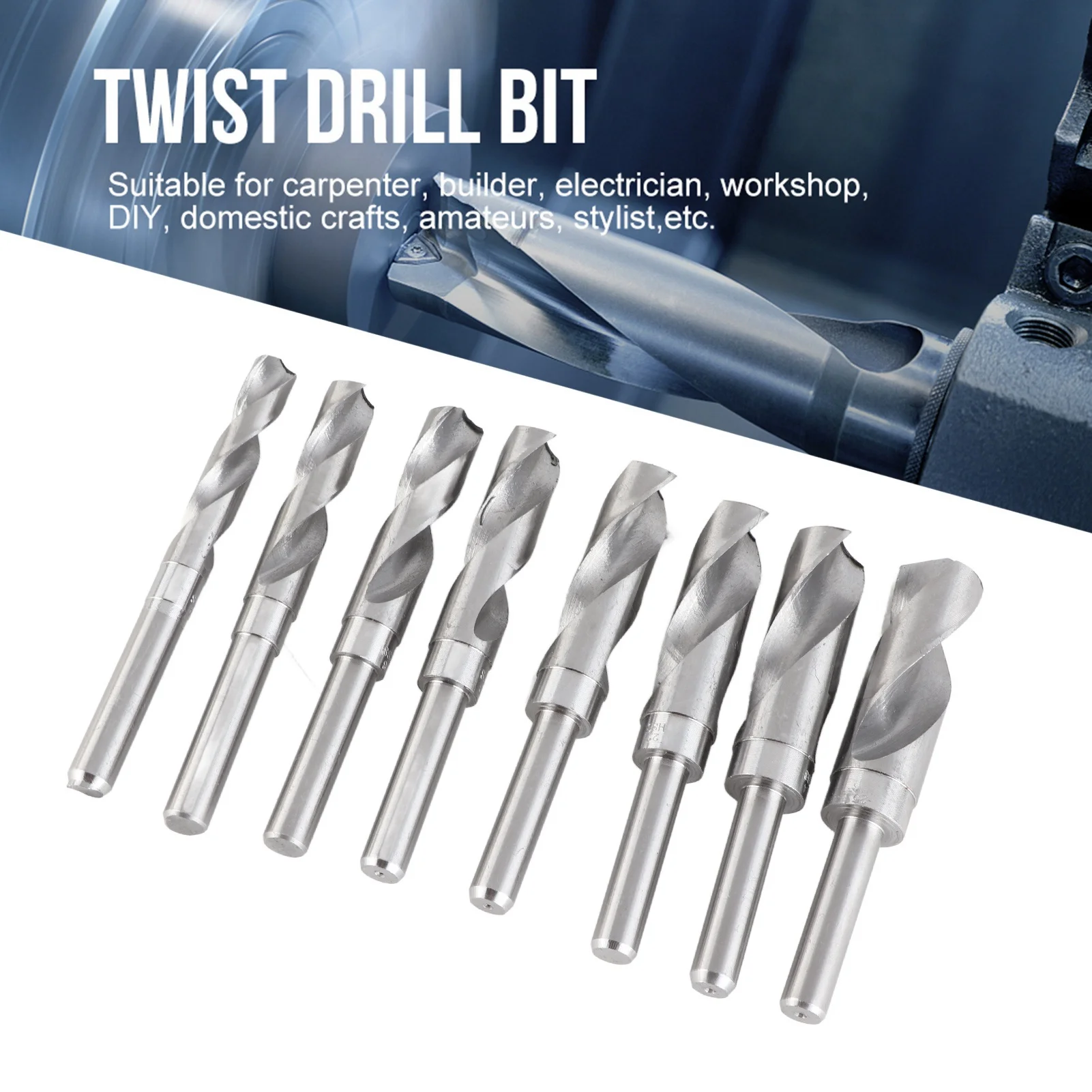 

Белый набор спиральных сверл из высокоуглеродистой стали. Большой нагревательный набор спиральных сверл. Набор спиральных сверл.