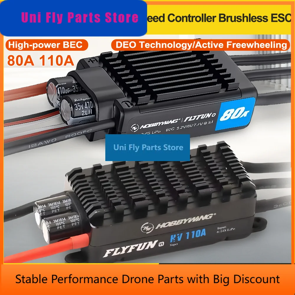 UniFlyHobbywing FlyFun V5 110A Speed Controller Brushless ESC With DEO Function For RC Quadcopter