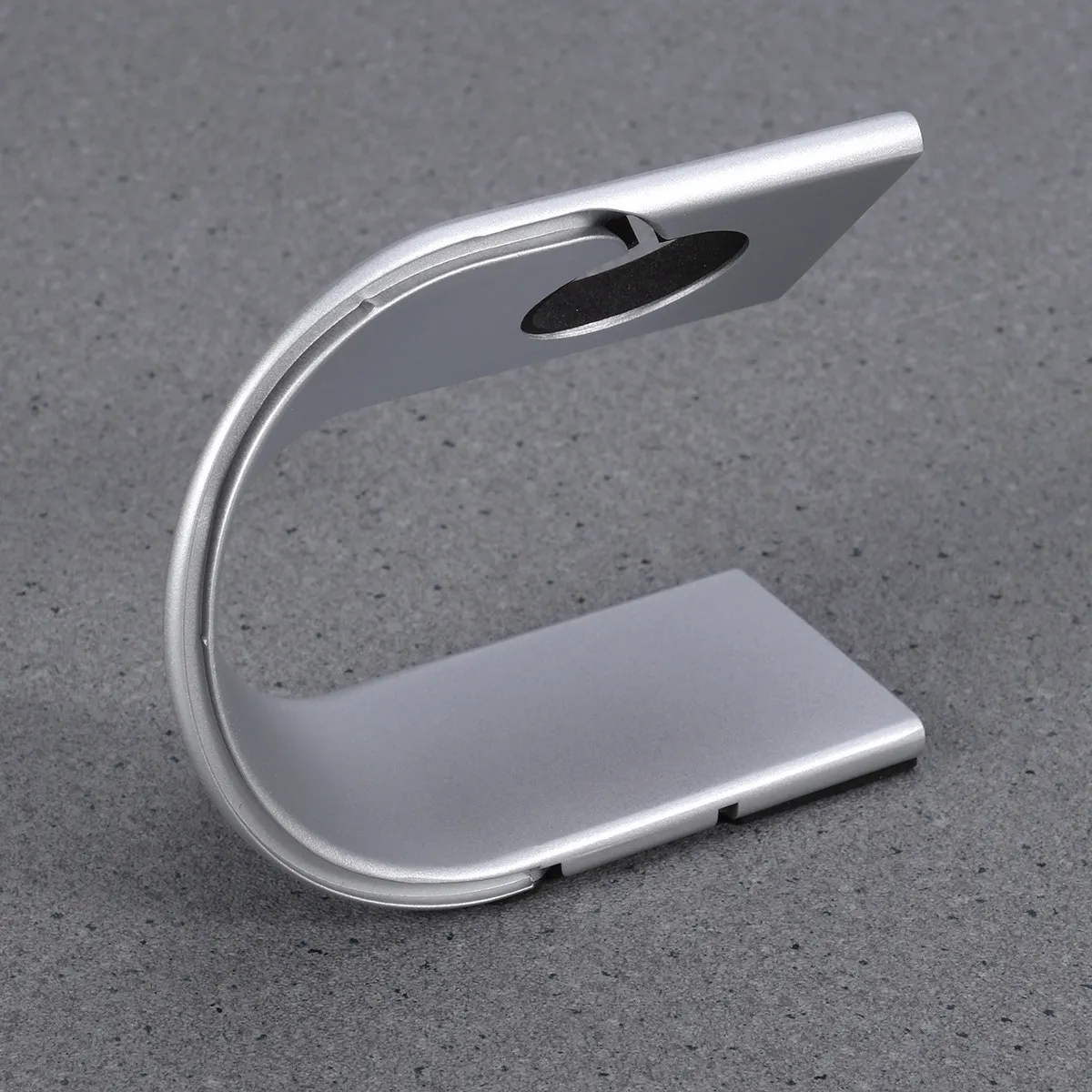

Watch Cradle Stand Silver U Shape Charging Dock Station Sturdy Platform Holder Non Slip Base Portable Viewing Watch Cradle
