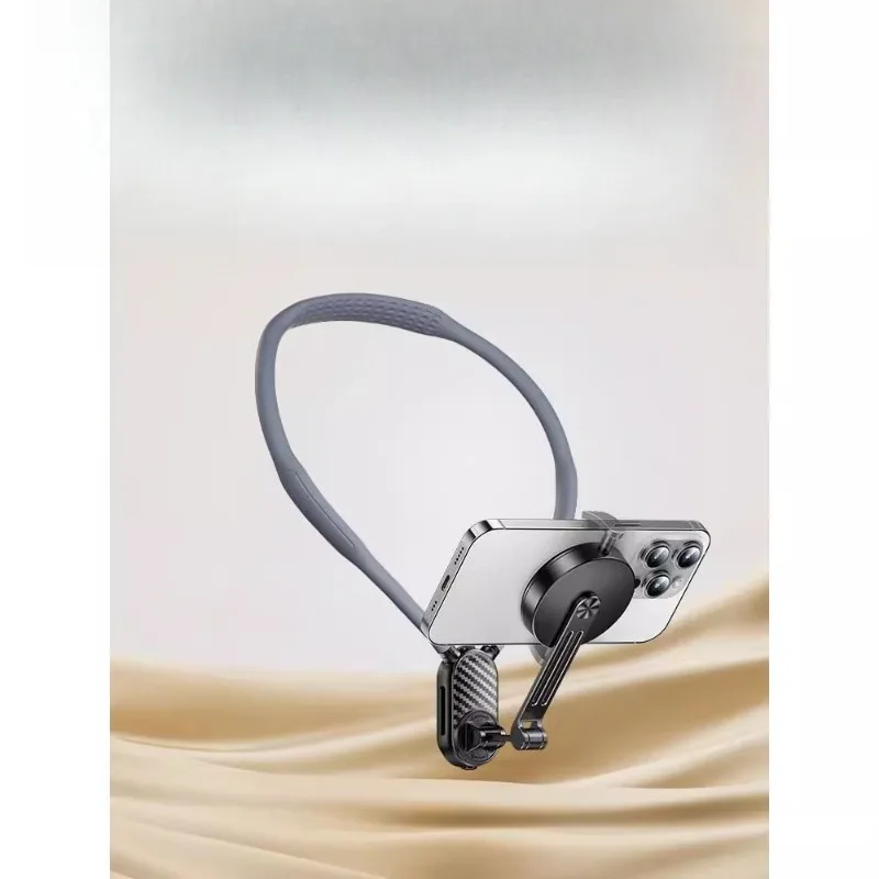 

Neck mobile phone holder, rider's personal perspective shooting equipment, sports camera, chest Vlog magnetic attraction fixing