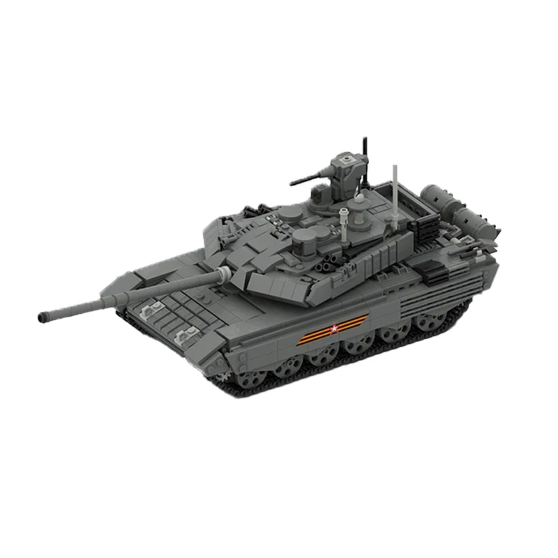 WW II سلسلة عسكرية دبابة قتال رئيسية T-90M بنة أطقم منمذجة MOC لتقوم بها بنفسك تجميع الطوب لعب الأطفال هدايا عيد الميلاد
