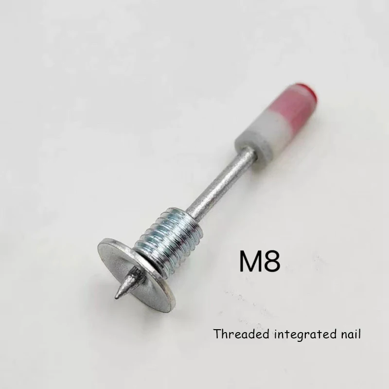 Integrado Dual Cannon Nail Thread, M8 Thread Nail, Novo, 2024