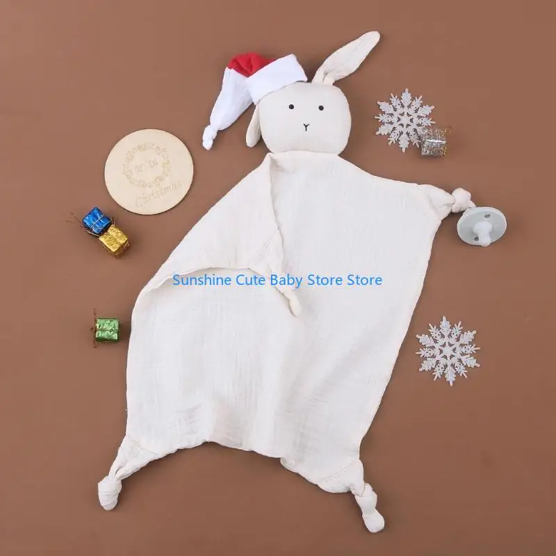 C5AF منشفة استرضاء للأطفال الصغار، بطانية أمان ناعمة، لعبة نوم، هدية للطفل