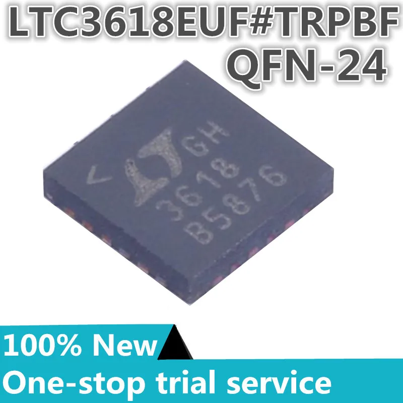 

2-100pcs New LTC3618EUF LTC3618EUF#PBF LTC3618EUF#TRPBF Silk screen 3618 QFN-24 package dual synchronous buck converter chip