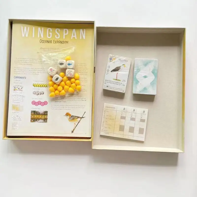 Wingspan oceania expansion hummingbird board game chess