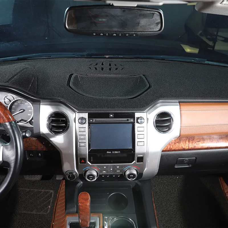 

For Toyota Tundra 2014-2021 Car Dashboard Avoid Light Sun Shade Pad Cover Mat Carpets Anti-UV Protection Pad Accessories