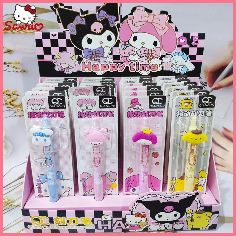 Sanrio Cartoon By Hand Account Creative Knife Carving Pen To Learn Manual Special Pen Art Knife Pen Carving Student Supplies