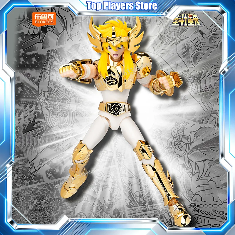 Figurine d'action authentique Blokees Saint Seiya Cygnus Hyoga, kit de montage Pegasus, classe Champion Ex 40ème, électroplaqué, cadeau