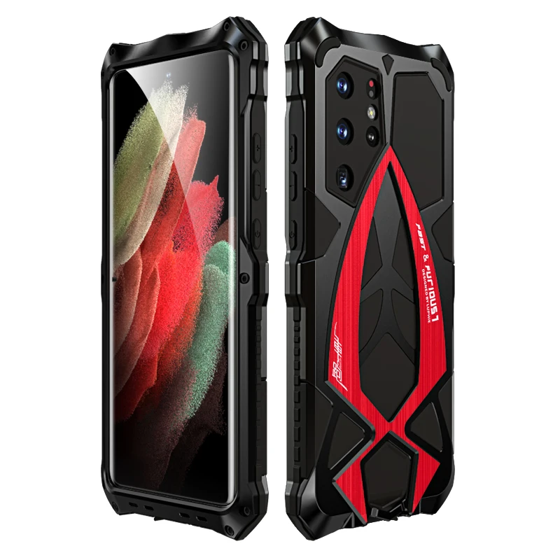 

Armor Metal Shockproof For Samsung Galaxy S21 s22 Ultra A72 S22 Ultra Case Cover Phone Heavy Duty Protection Doom Fundas Coque