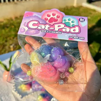 Colorato Morbido Piede di Gatto Zampe Antistress Ragazze Bambini Giocattoli Regali Squishy Tabas Tapa Piede Giocattoli Sensoriali Per Adulti Antistress Tapp Piede