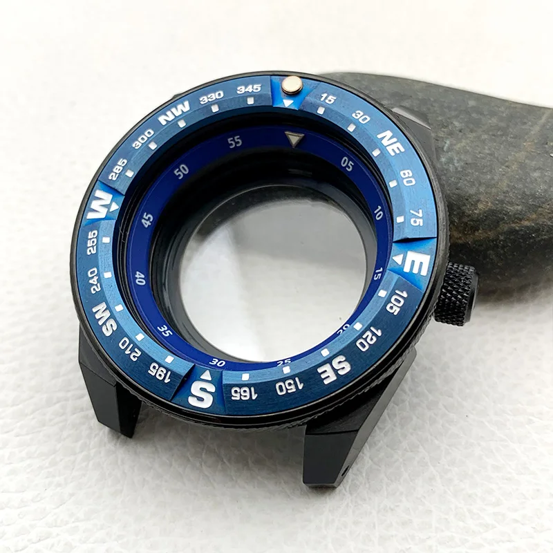 حافظة Mod King SRPF Samurai Series غطاء خلفي سفلي شفاف مناسب لحركة NH35 7S 4R تاج عند 3.0 200 متر حافظة مقاومة للماء