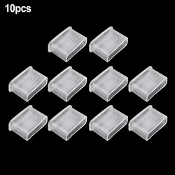 Cubierta protectora de agarre de silbato para deportes al aire libre, empuñaduras de boca acolchadas transparentes, accesorios de PVC de 2,1X1,8 cm, nuevo