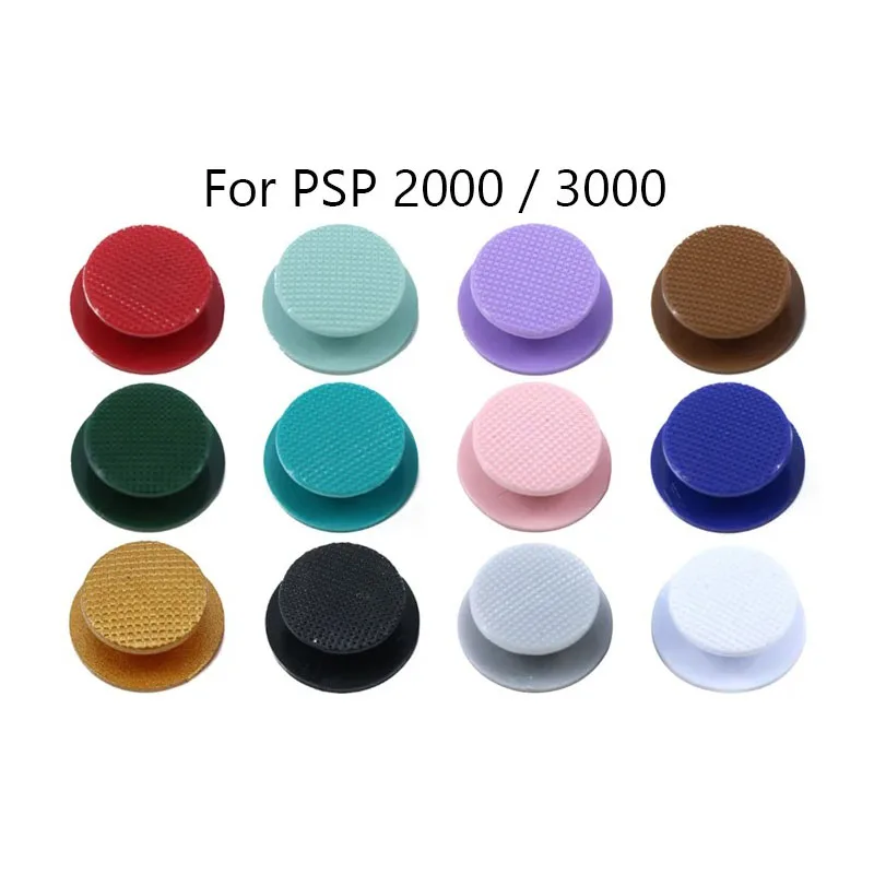 YUXI 1PCS For PSP1000 PSP2000 PSP3000 Host Maintenance Parts Universal Rocker Cap Mushroom Head Joystick Hat Multicolor view 2