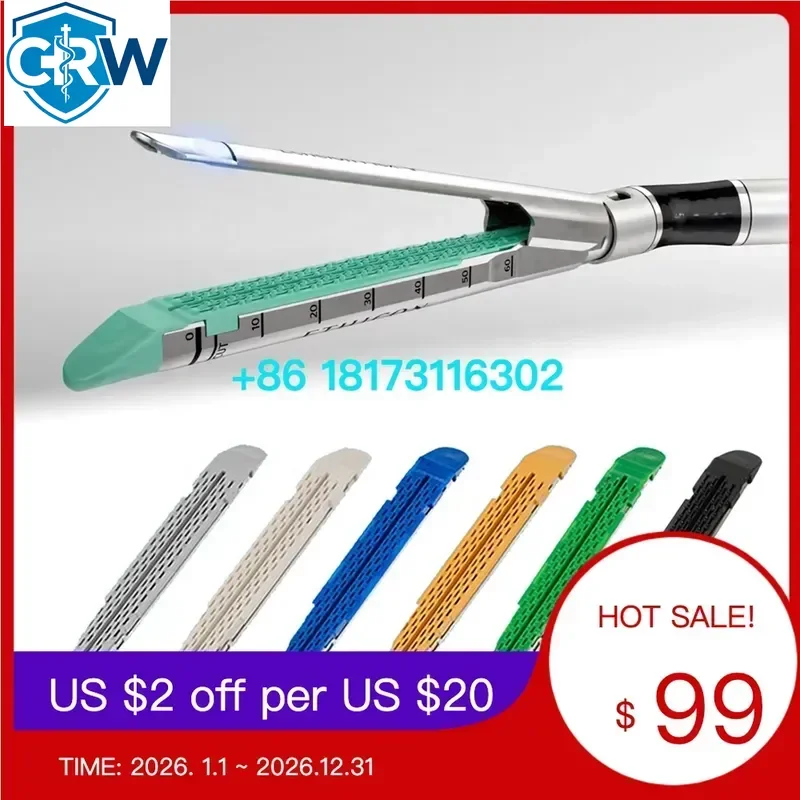 CRW Endoscopic Linear Cutter Stapler GST60B Echelon Flex GST 60mm System Reloads (Blue) 60.0mm X 3.8mm