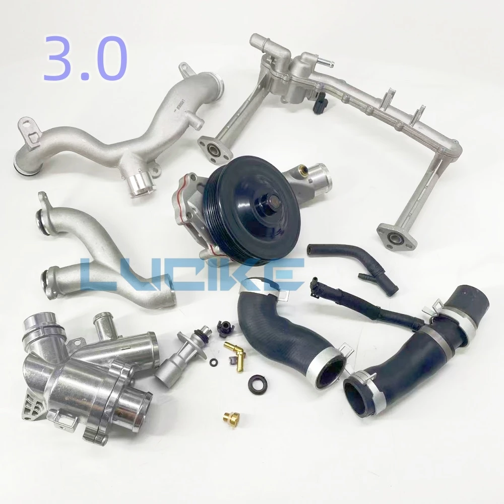 Cooling system upgrade kit for Jaguar Land Rover 3.0L 5.0 V6 turbocharged engine LR097165 LR117568 LR048474 LR045239 LR109401