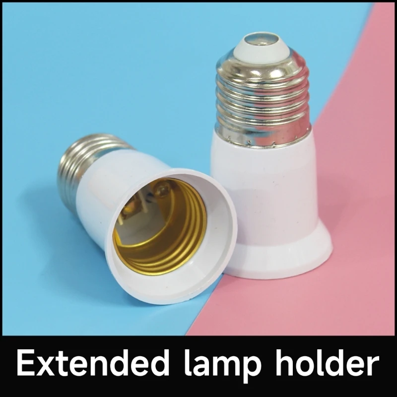E27 to E27 LampHolder Adapter Light Bulb Extender Socket for LED Bulb Lighting