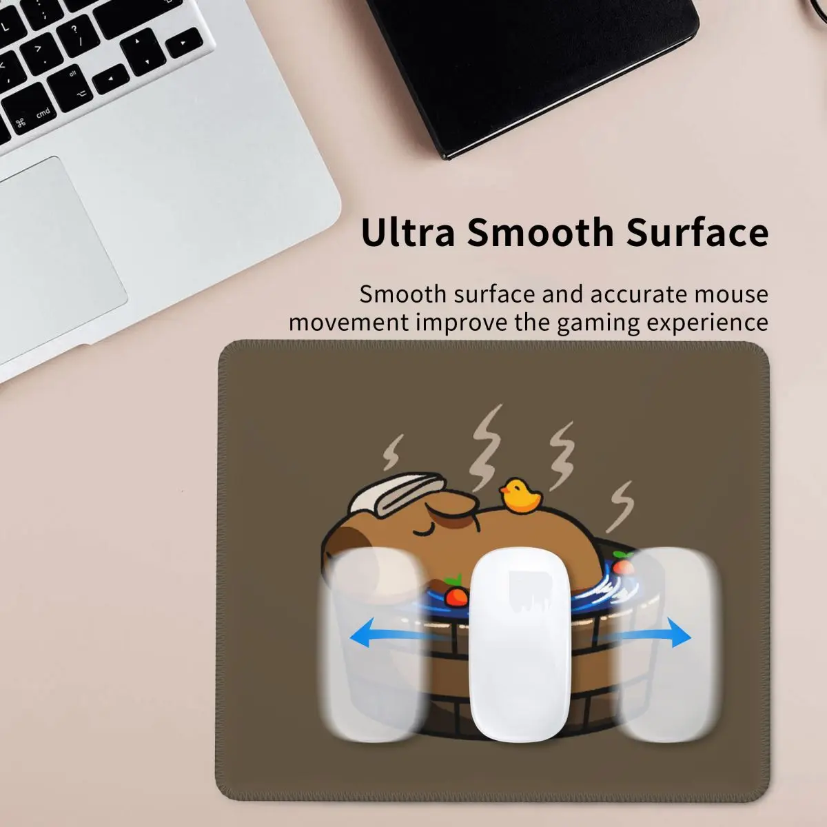 

Коврик для мыши с рисунком «Капибара», компьютерная клавиатура, коврик для мыши, геймерский коврик для ноутбука, офисные аксессуары, настольные коврики