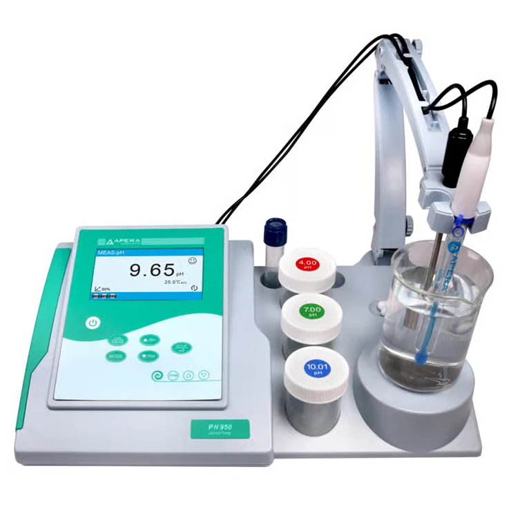 

2025 Hot Sale Apera PH9500 Research-grade Benchtop pH Meter Kit Lab pH Meter ORP Manual Warm-up Accurate pH Tester Water Device